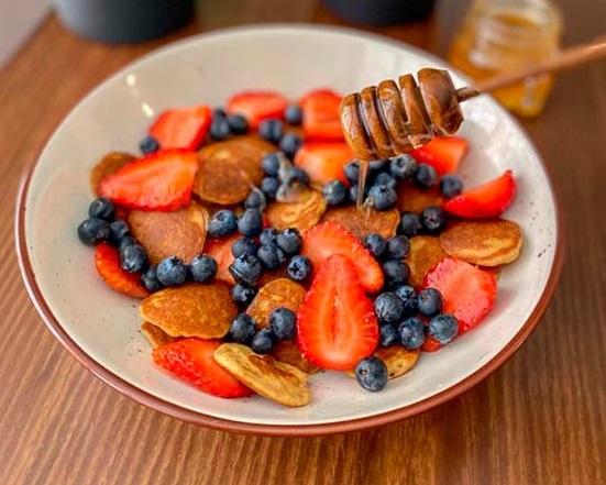 Mini pancakes de&nbsp;avena